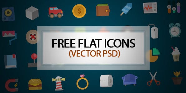 Free Download for Colorful Flat Vector Icons