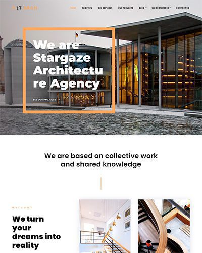 Lt Arch – Free Responsive Architecture Wordpress Theme