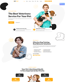 Pet Service Joomla Template: Gt Pet